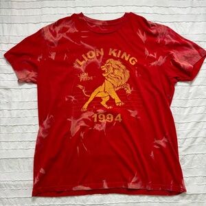 Disney Lion King graphic tee | bleach dyed